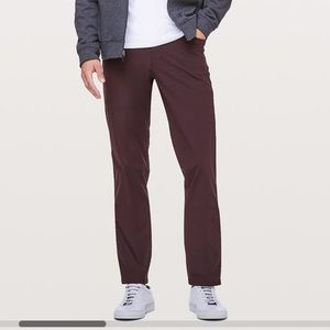 Lululemon Men’s ABC Pant Plum Size 34 NEW